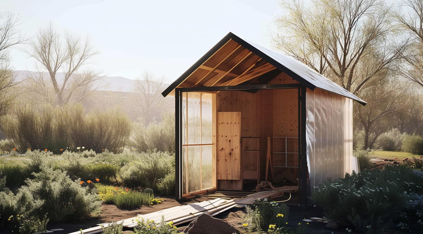 Kreative DIY-Ideen für ein Gartenhaus